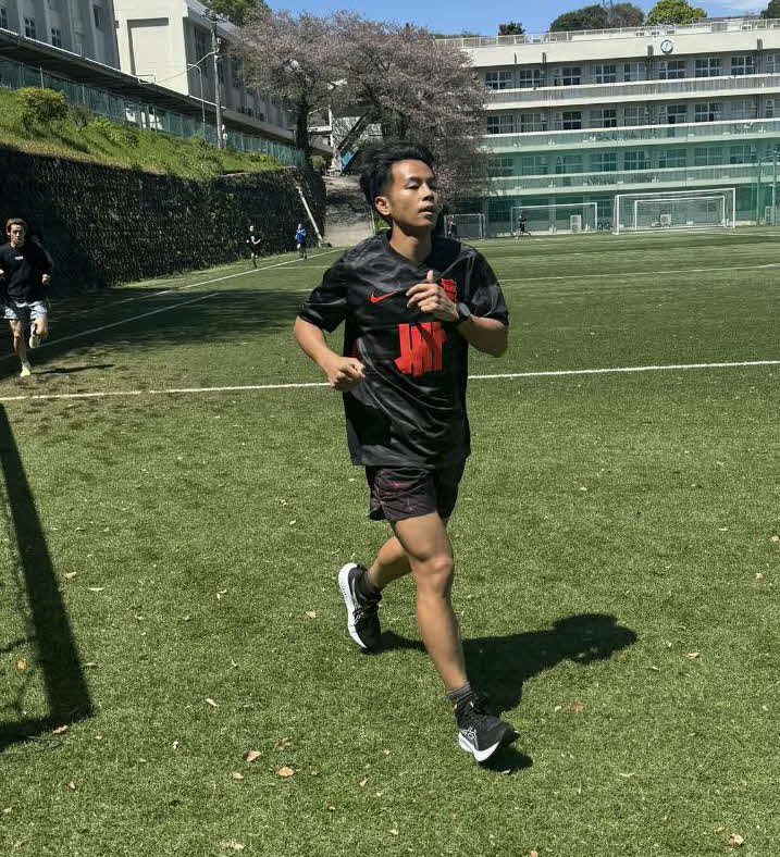 小田原合宿で走り込むWBO世界バンタム級王者武居由樹（大橋ジム提供）
