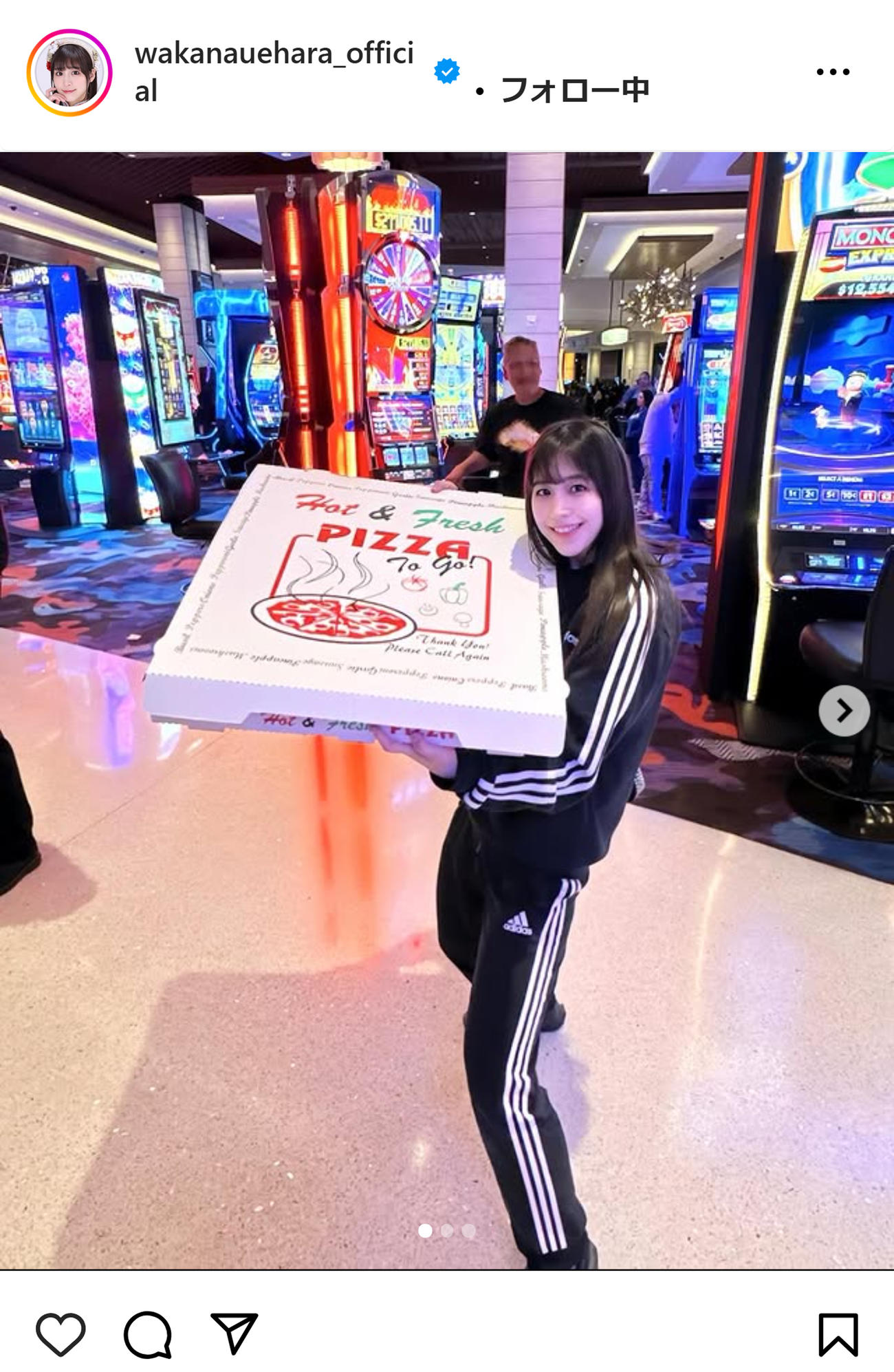 上原わかなのインスタグラムから