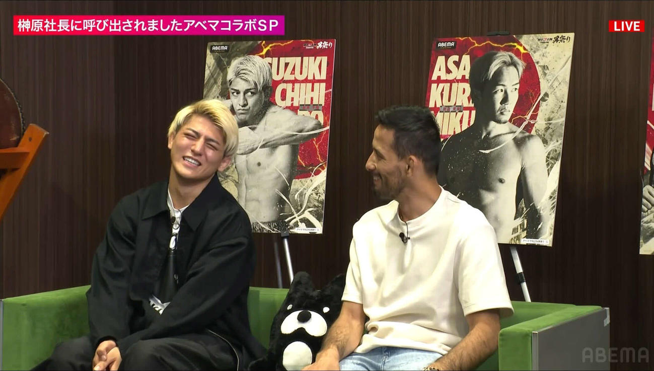 ABEMA特番でクレベルが千裕に説教！？