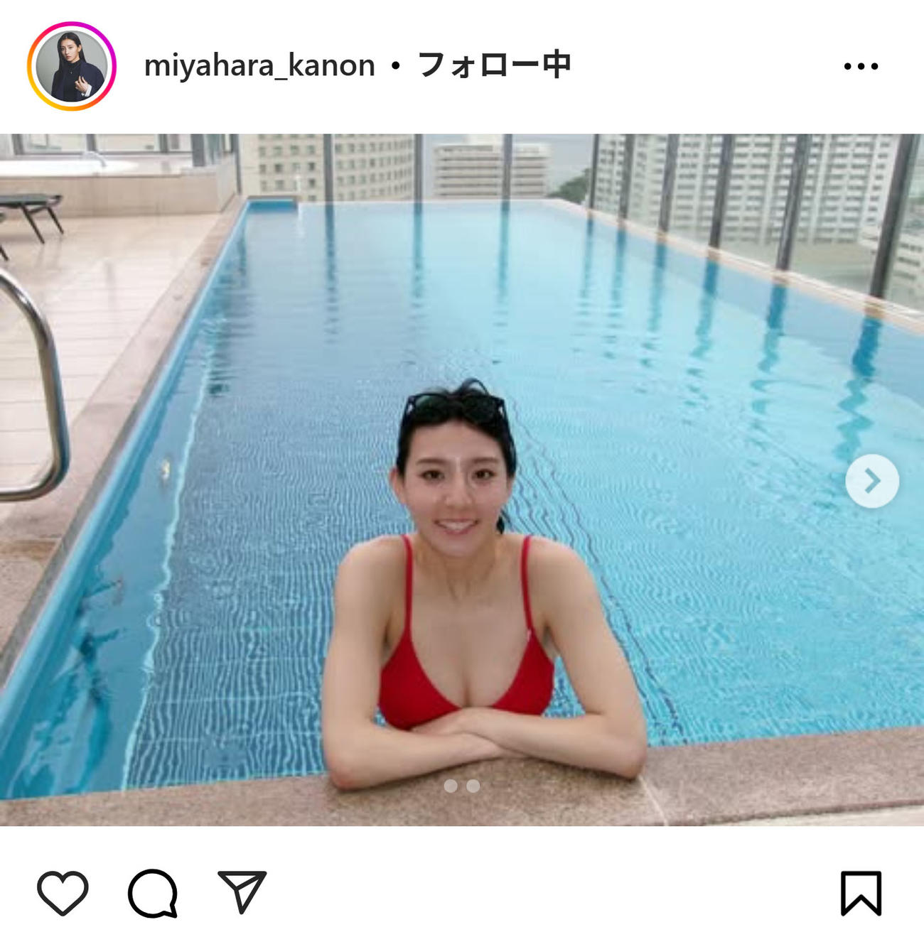 宮原華音のインスタグラムから
