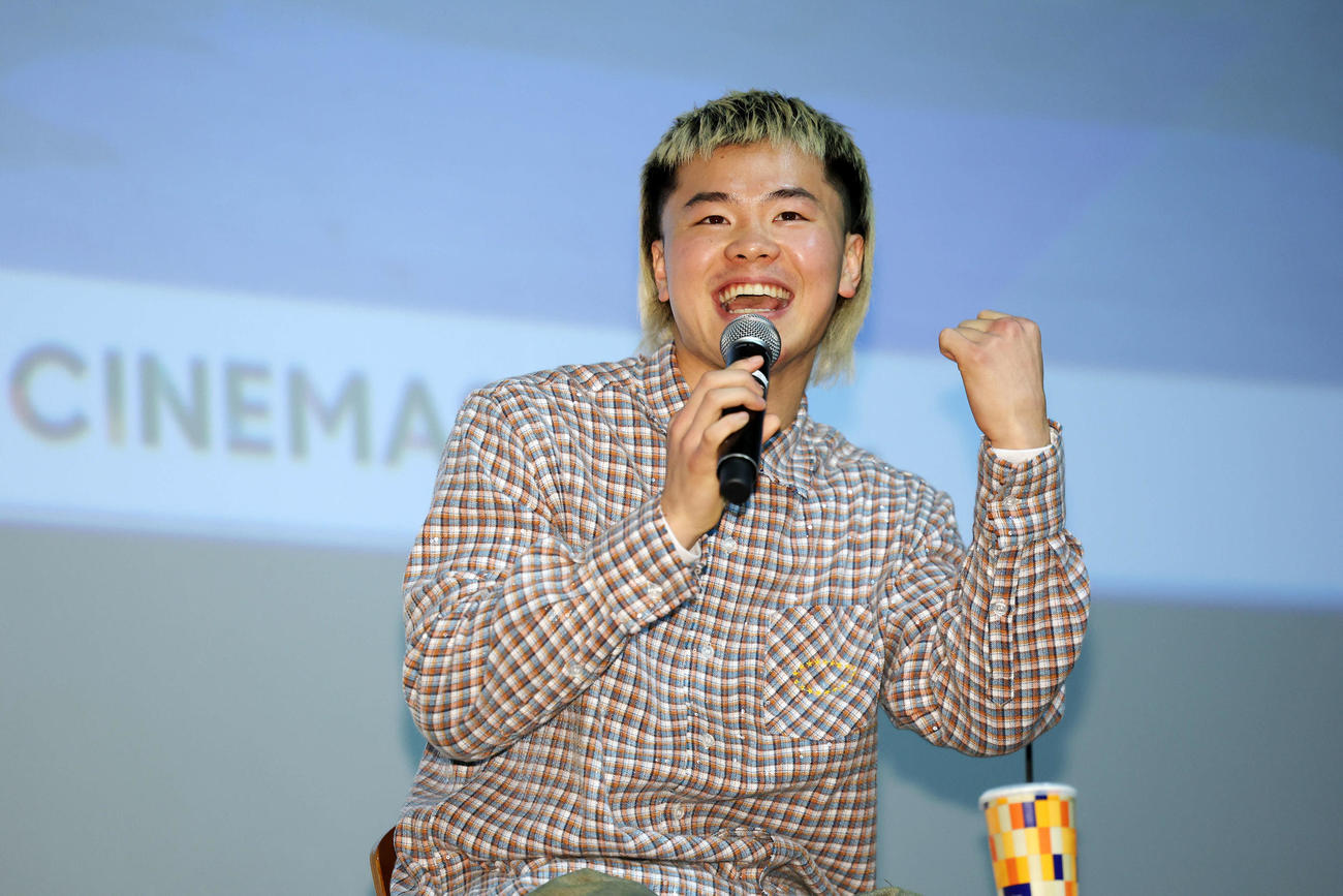 那須川天心「関係ないっしょ！気持ちっしょ！」トークショーで笑顔で話す那須川（撮影・宮地輝）