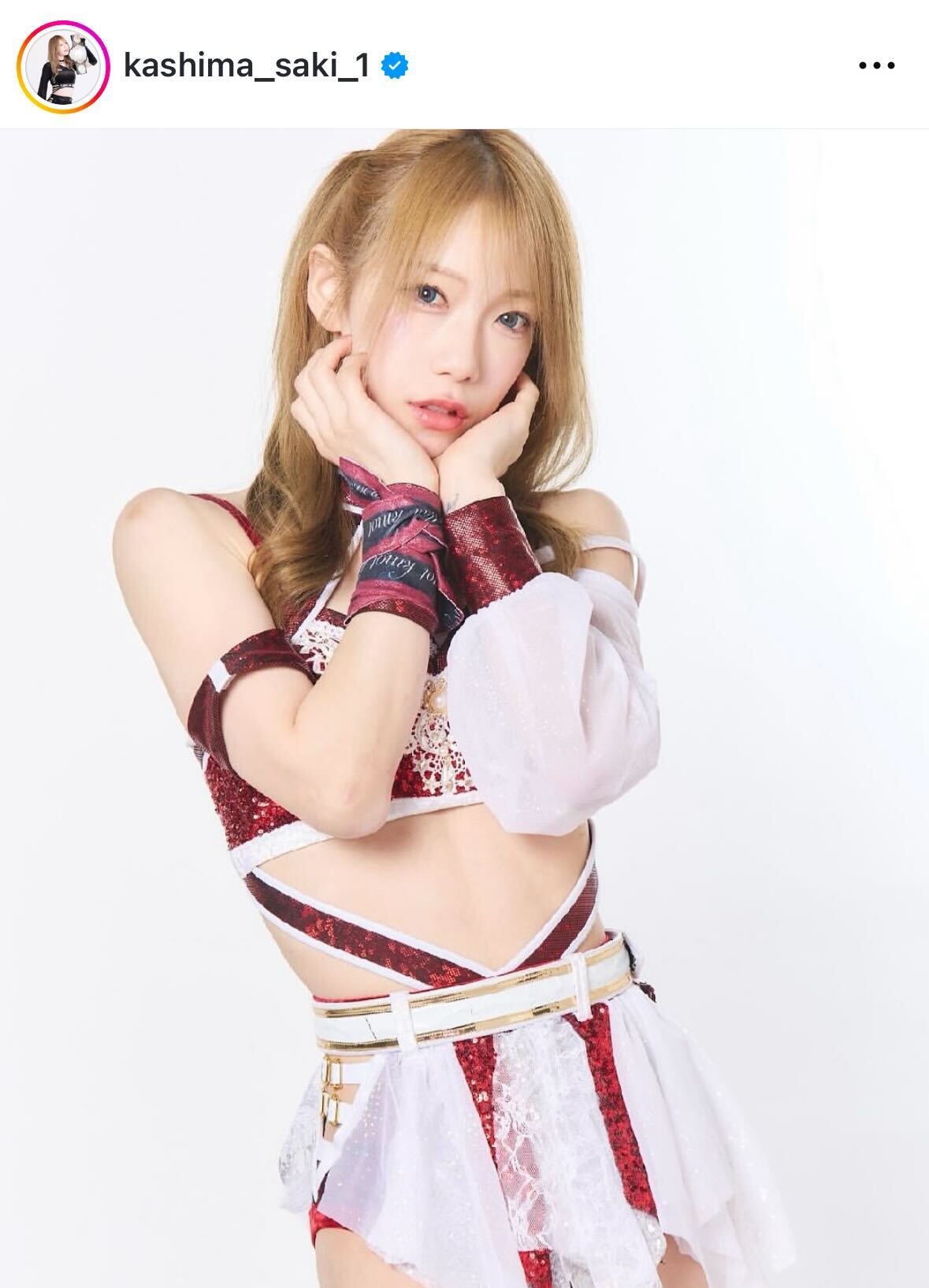 鹿島沙希のインスタグラムから
