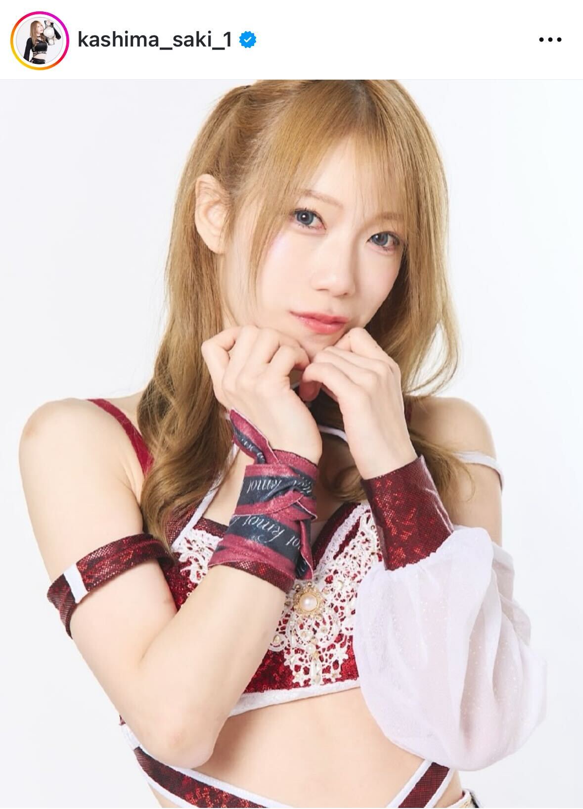 鹿島沙希のインスタグラムから