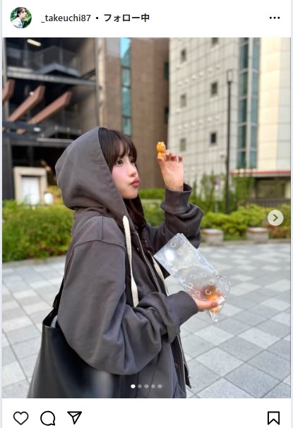 竹内花のインスタグラムから