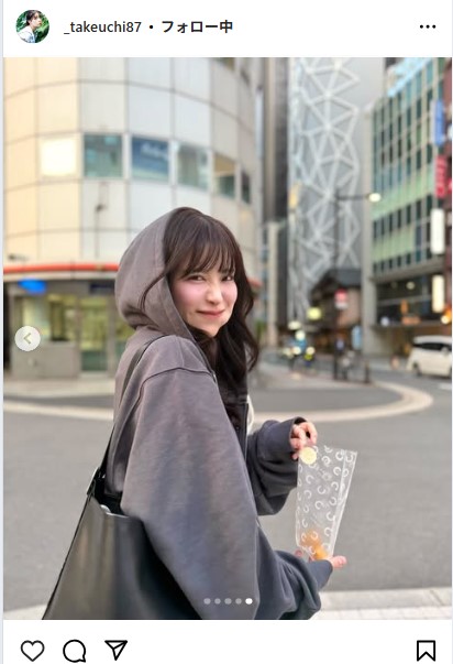 竹内花のインスタグラムから