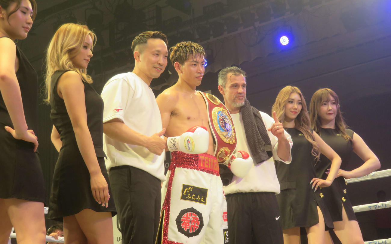 プロデビューから10連続KO勝利で2度目防衛に成功した村田昴