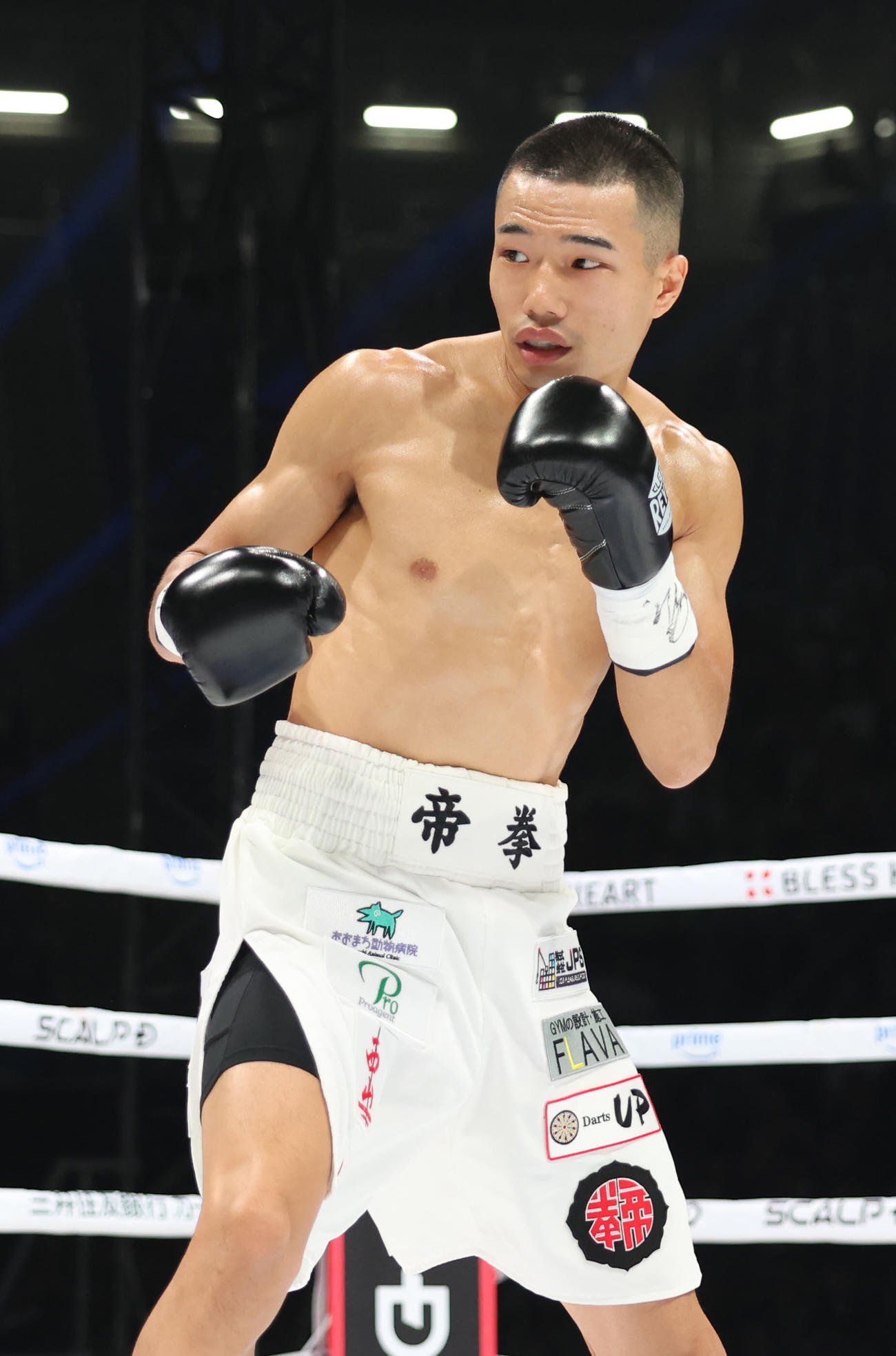 増田陸対ミシェル・バンケス　1回に臨む増田（撮影・増田悦実）