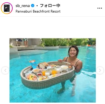 RENAのインスタグラムから