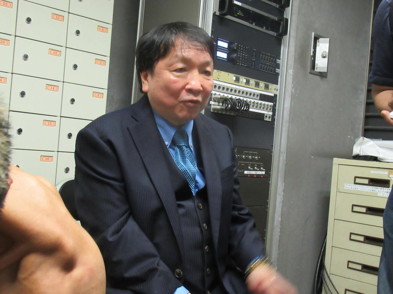 大橋秀行会長は、関西で初の自主興行を成功させた（撮影・益田一弘）