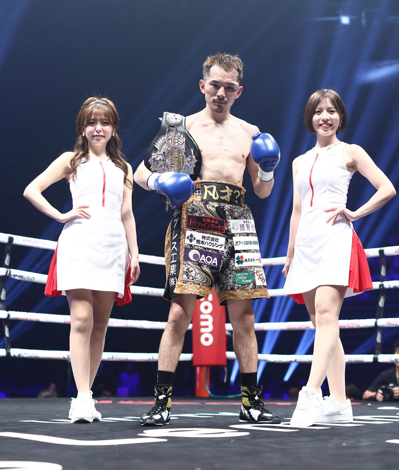 大久を破り王座を獲得した阿部（撮影・河田真司）