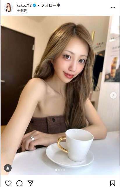 央川かこのインスタグラムから