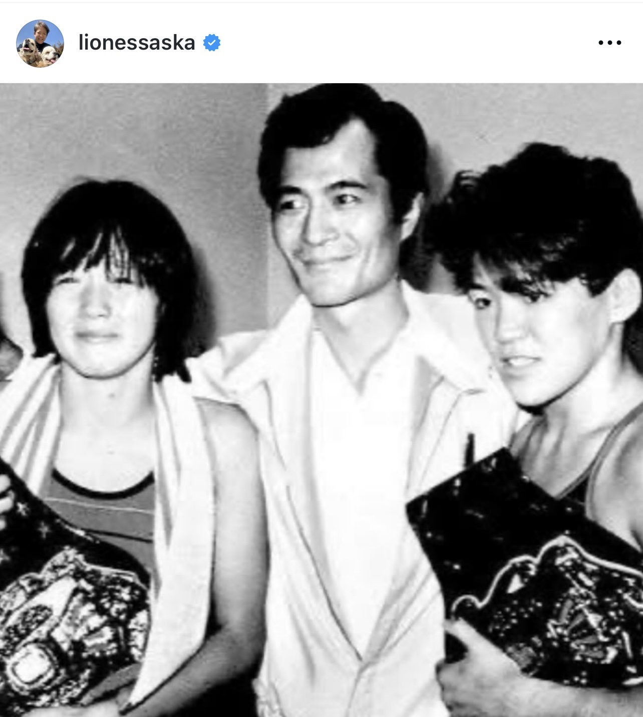 ライオネス飛鳥のインスタグラムから