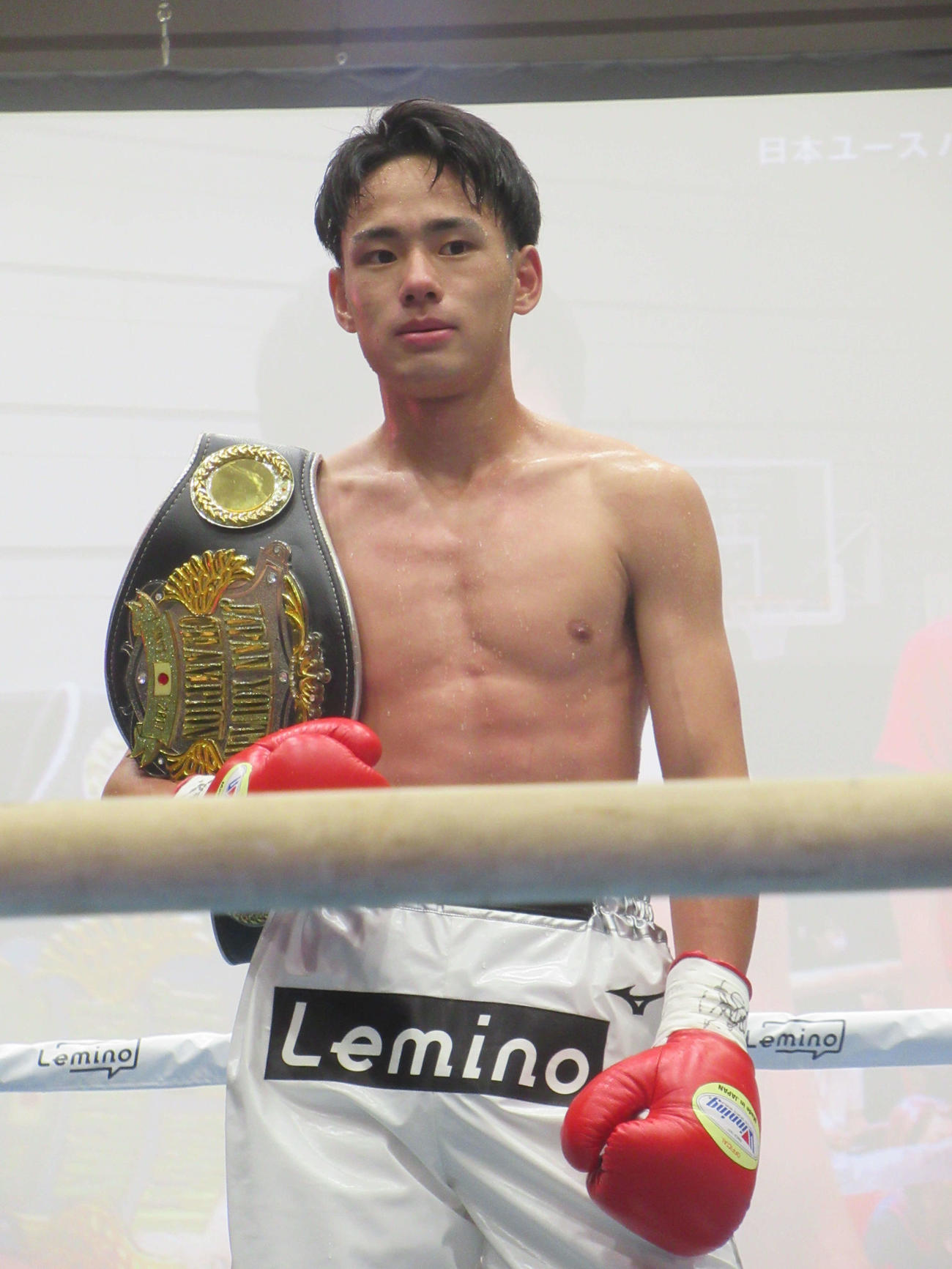 日本ユースバンタム級王者の坂井優太（2025年6月15日撮影）