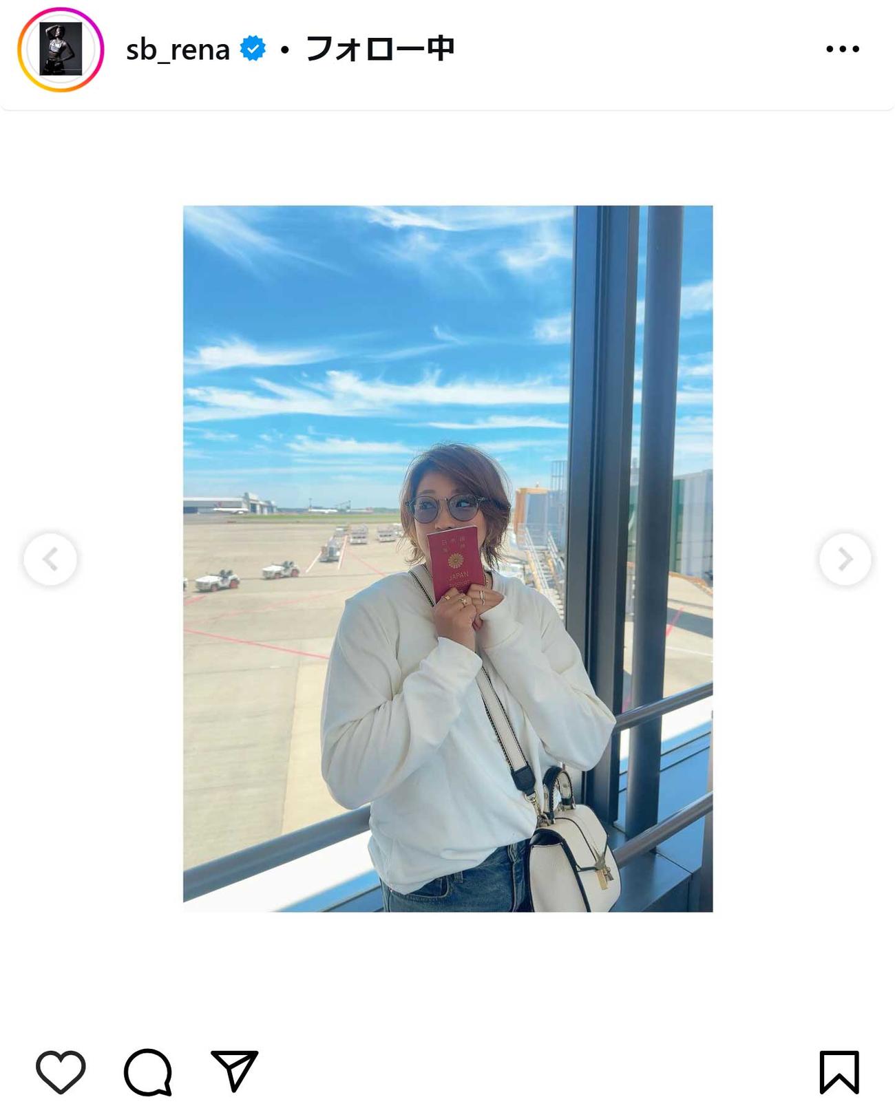 RENAのインスタグラムから