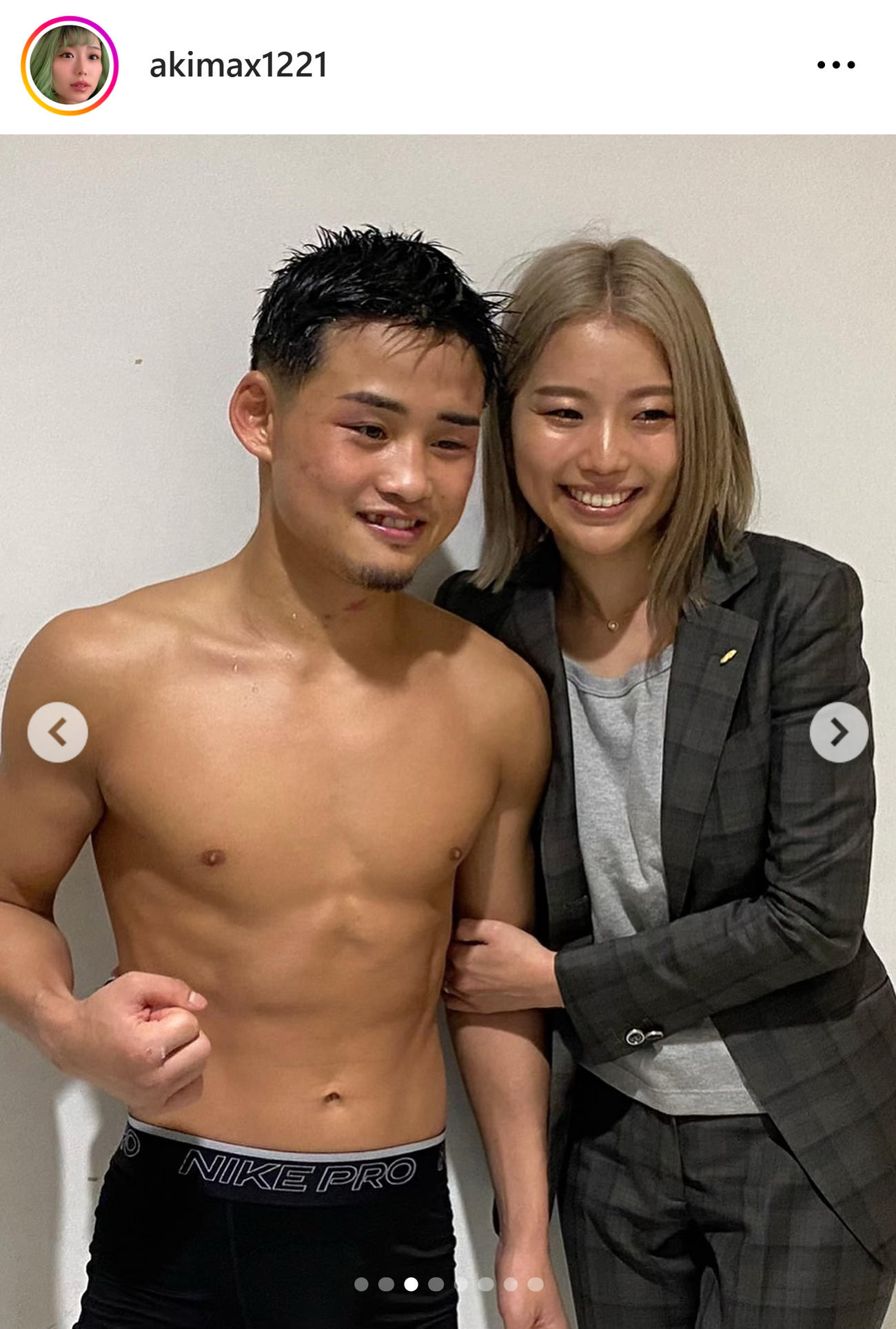 若林亜希さんのインスタグラムから