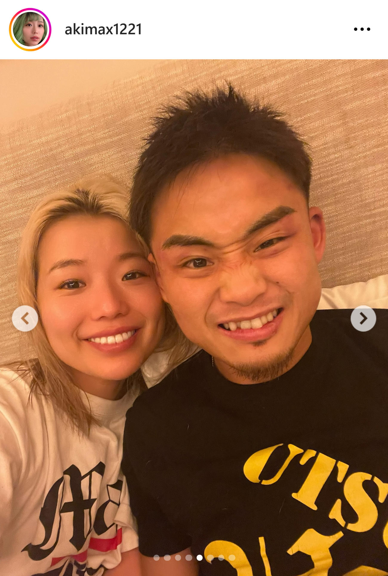 若林亜希さんのインスタグラムから