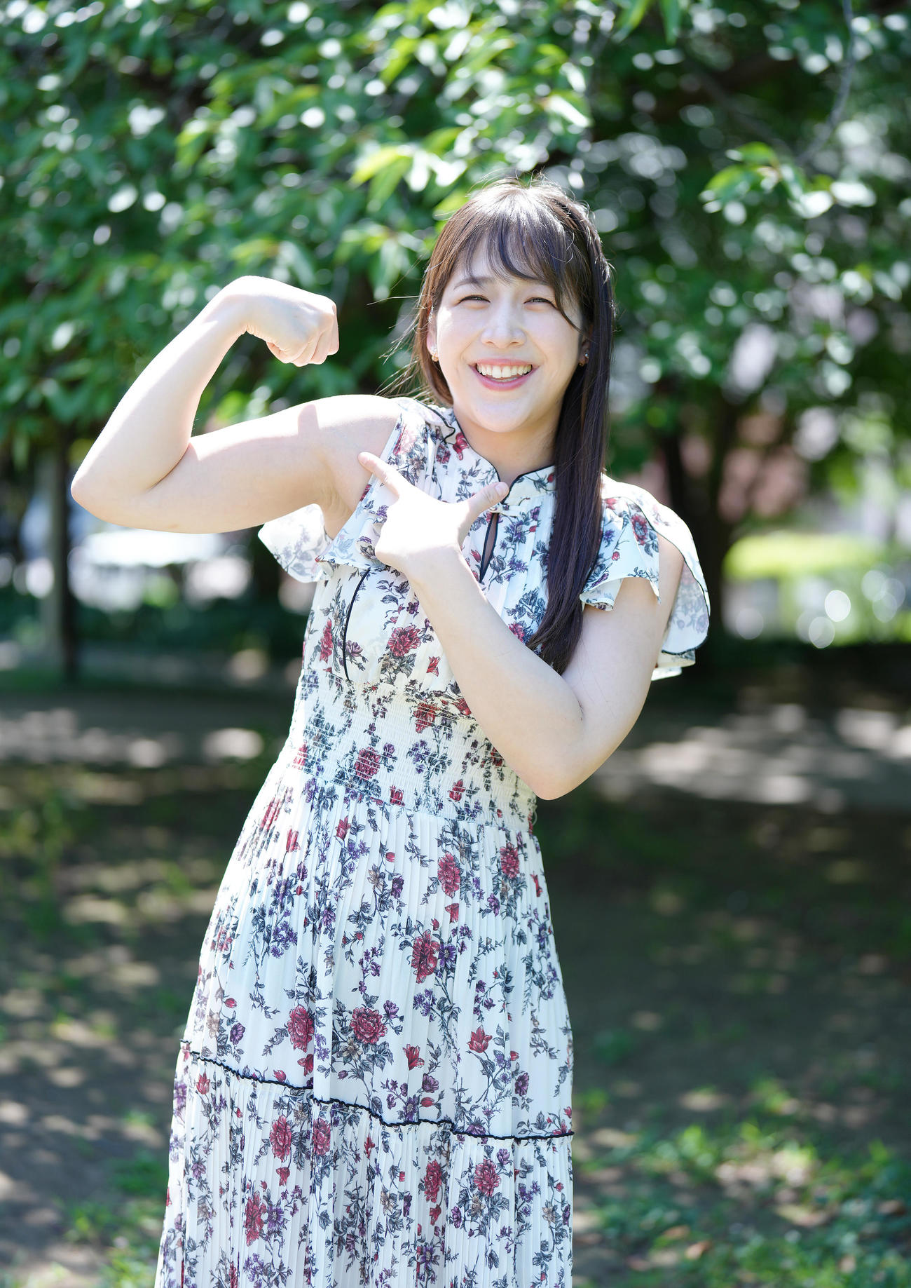 多岐にわたった挑戦を続ける上原わかな（撮影・足立雅史）