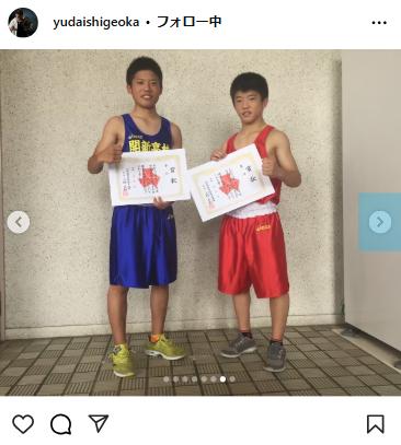 重岡優大のインスタグラムから