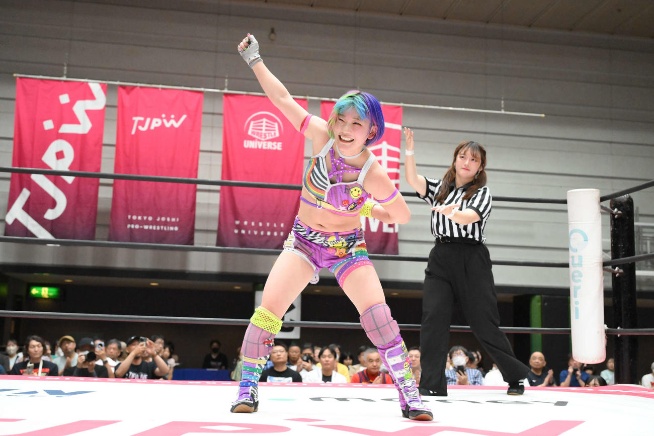 荒井優希に勝利した遠藤有栖