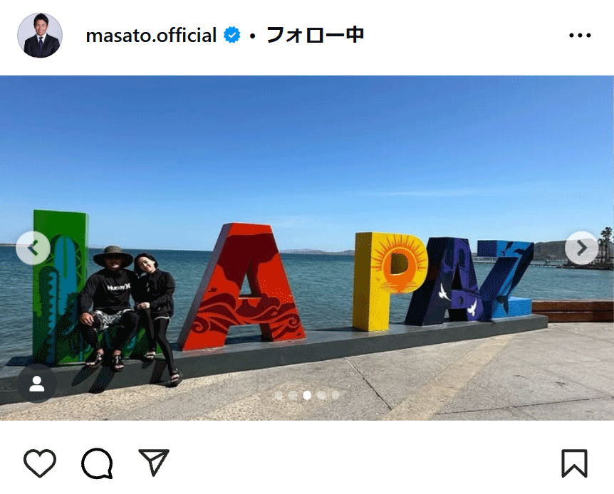 魔裟斗のインスタグラムから