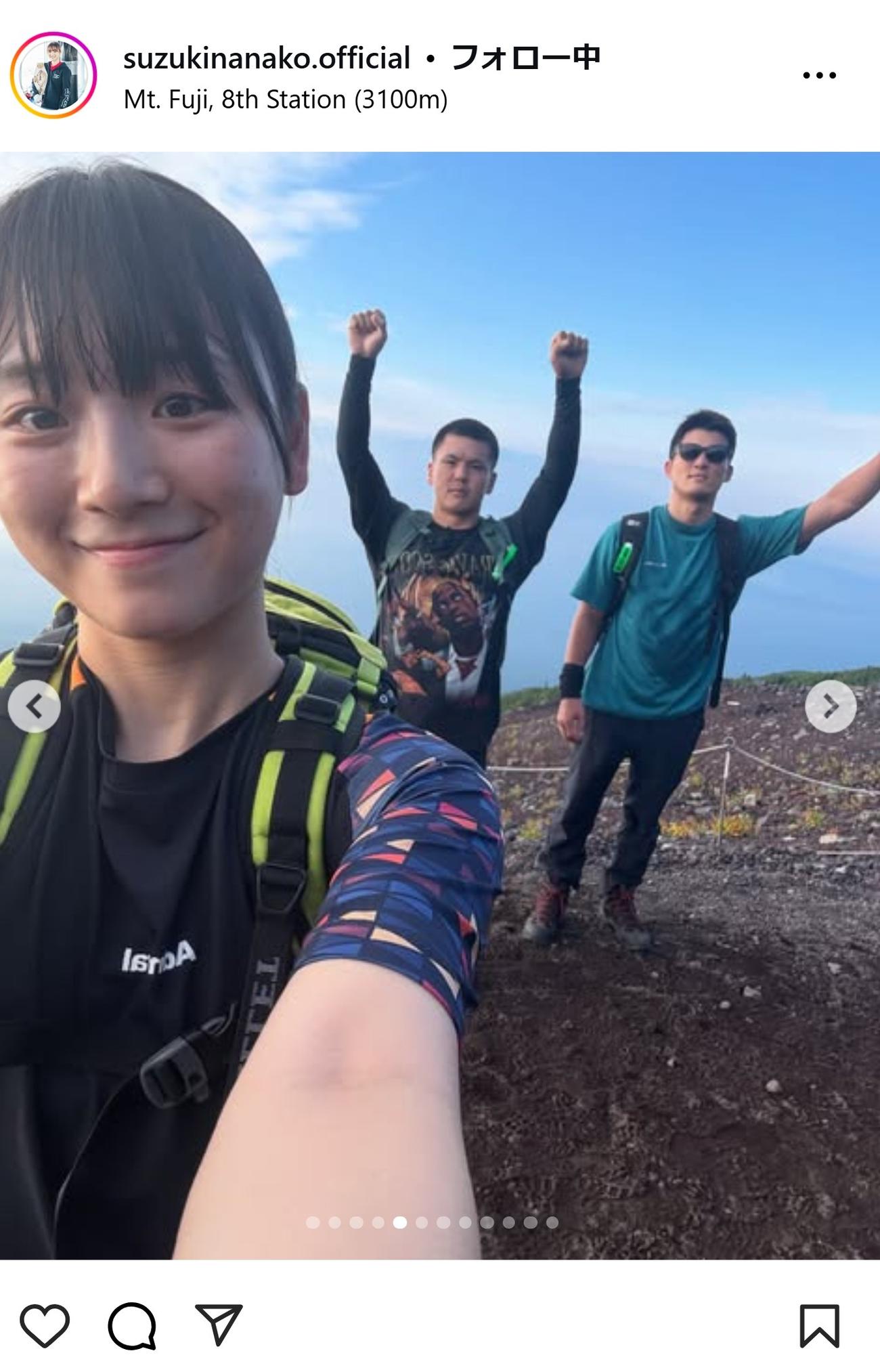 鈴木なな子のインスタグラムから