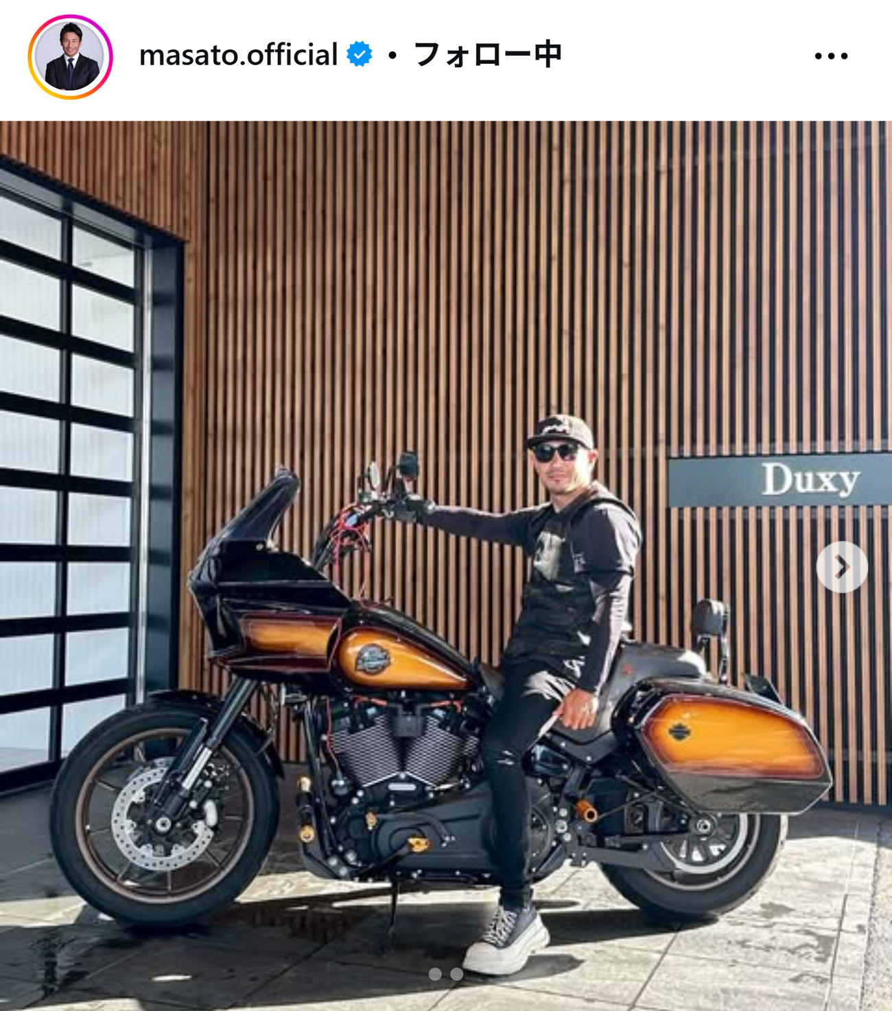 魔裟斗のインスタグラムから