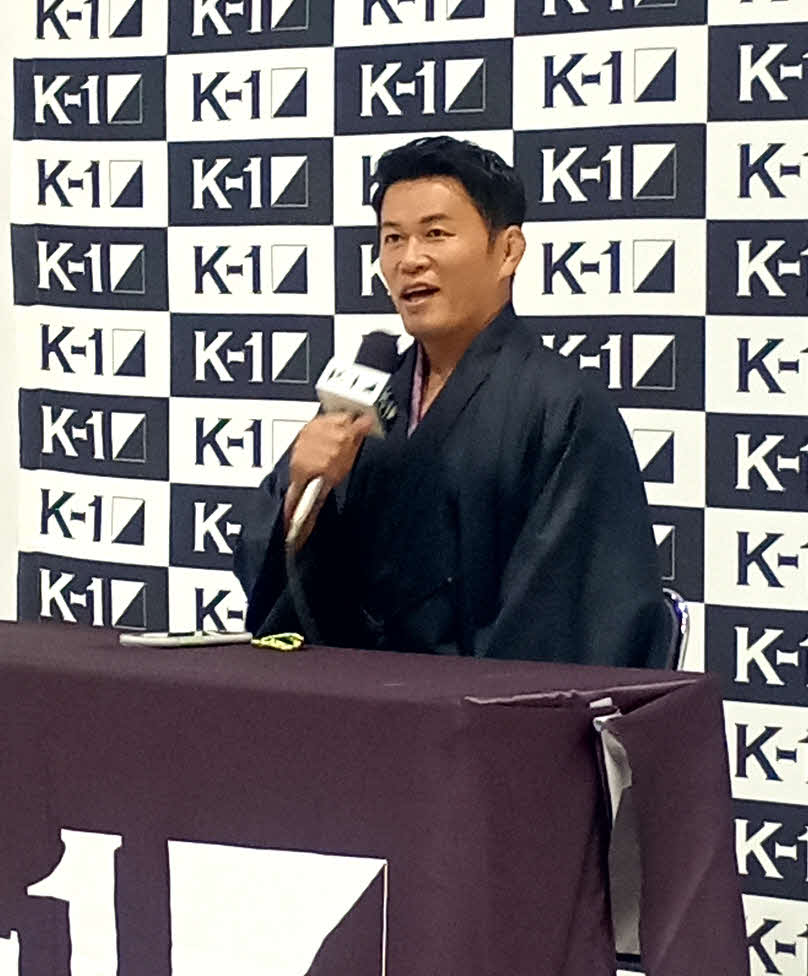 K－1新プロデューサーに就任した須藤元気氏