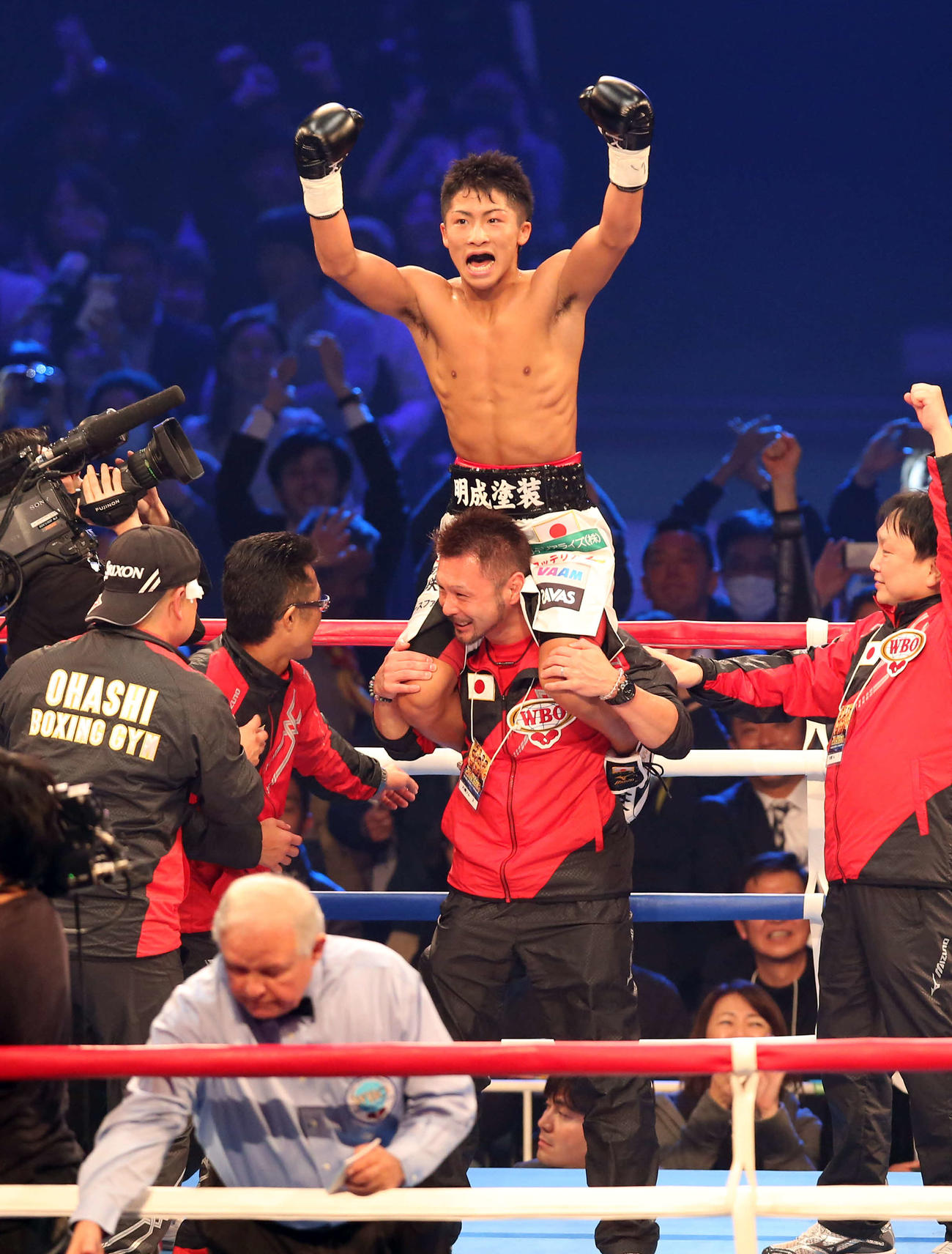 WBO世界スーパーフライ級王者となった井上尚弥（2014年12月撮影）