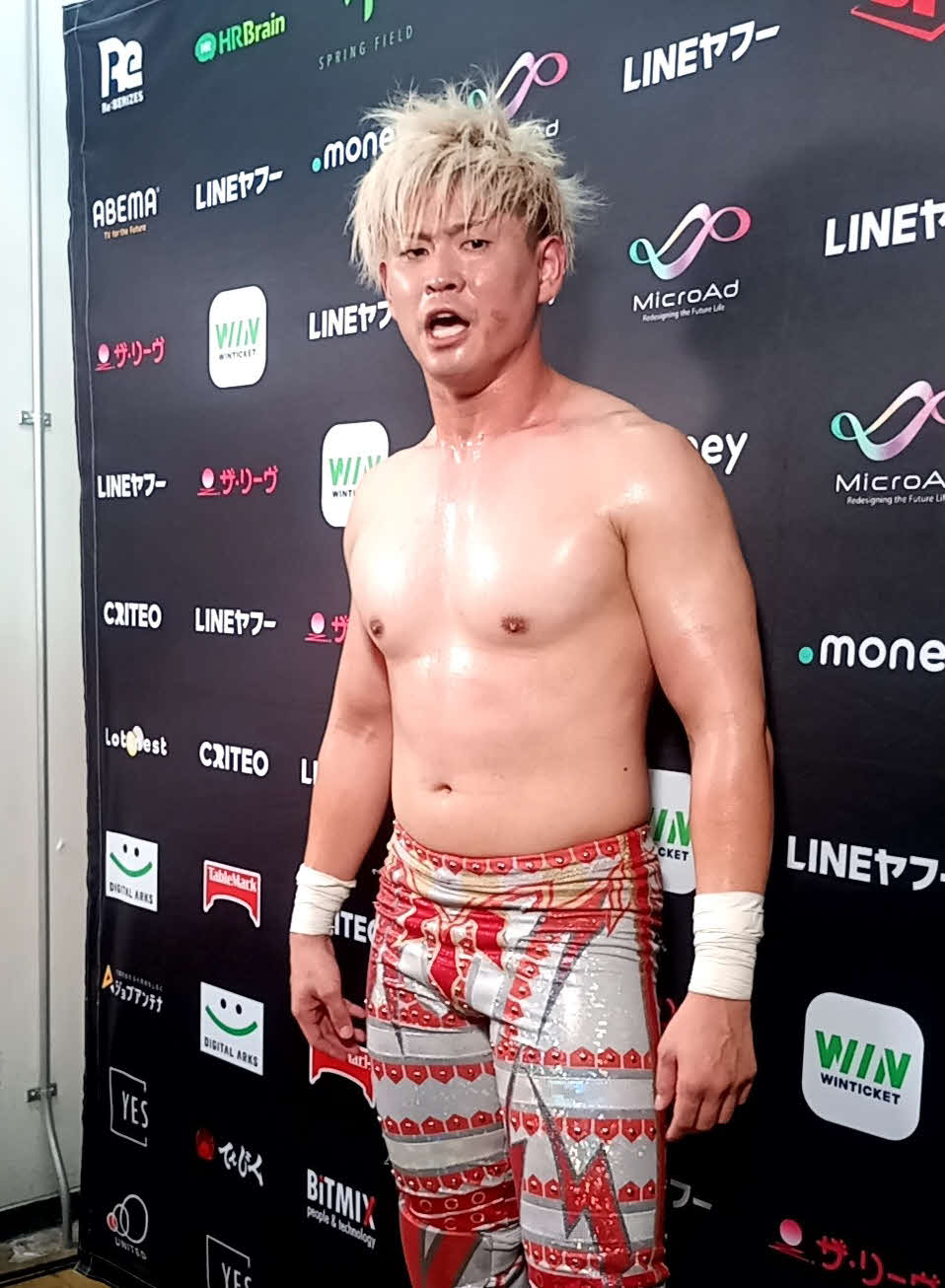 試合後のバックステージでも会社など周囲に不満をぶちまけた清宮海斗