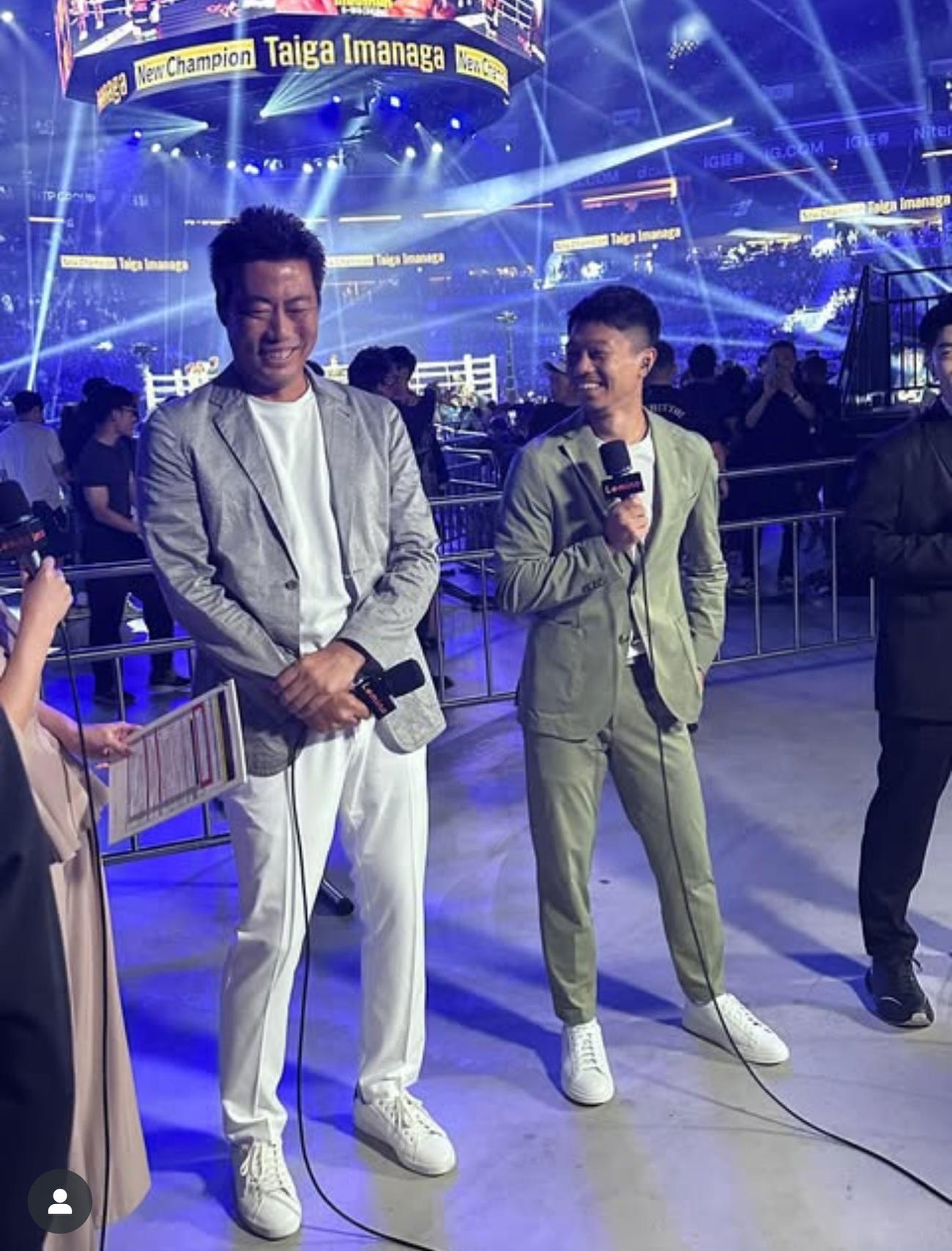 中谷潤人のインスタグラムから
