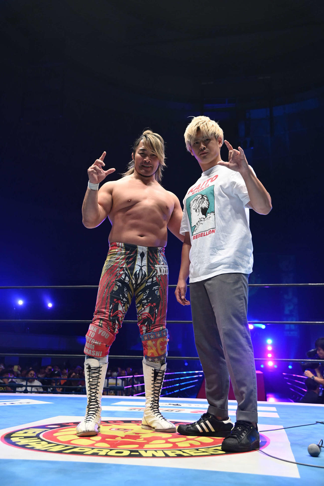 棚橋弘至とノア清宮海斗の共闘が決まった（C）新日本プロレス