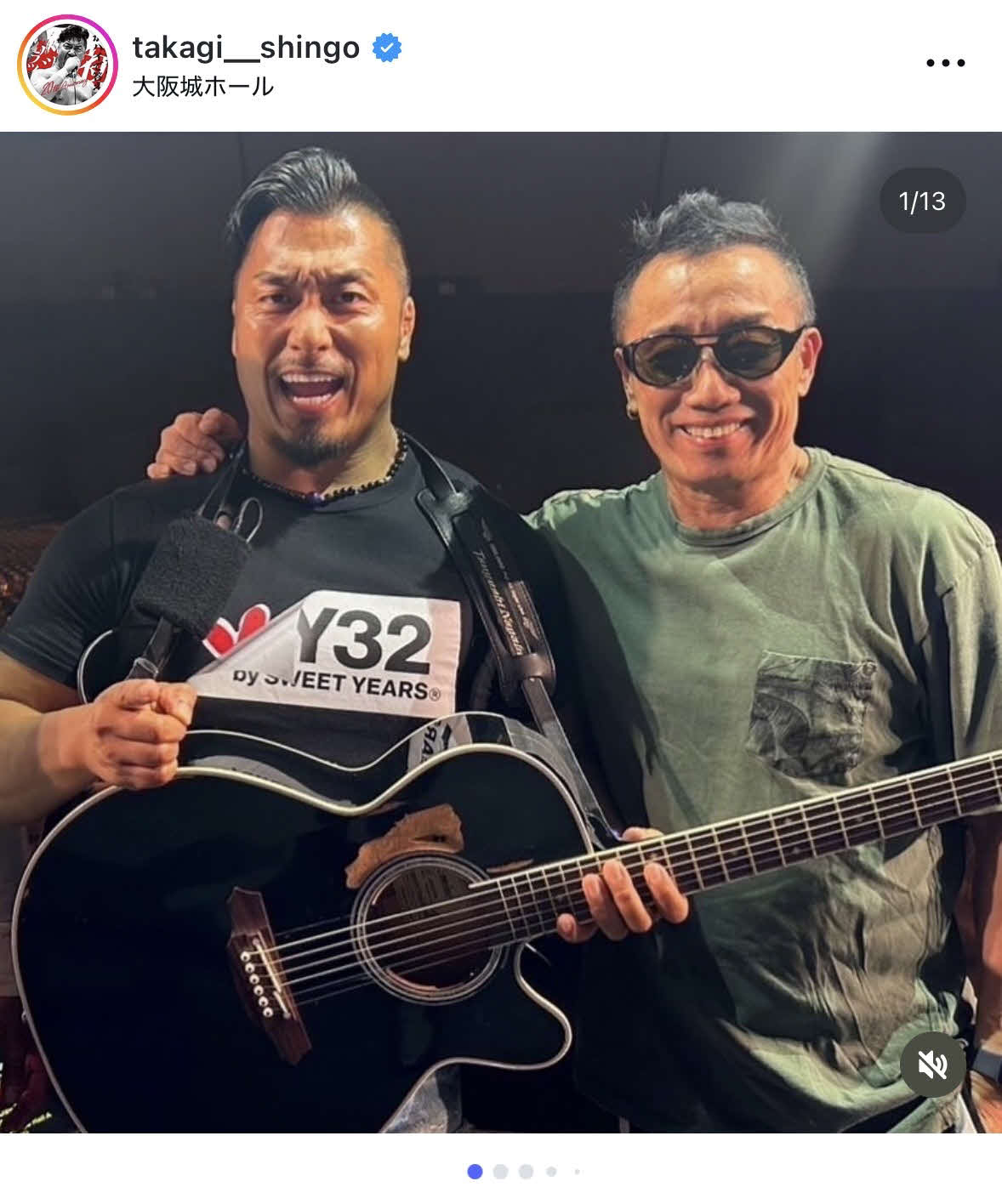 鷹木信悟のインスタグラムから