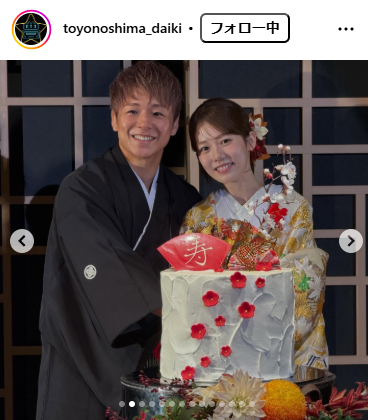 豊ノ島のインスタグラムから