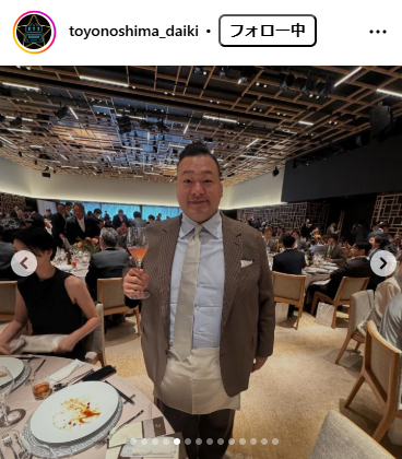 豊ノ島のインスタグラムから