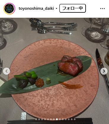 豊ノ島のインスタグラムから