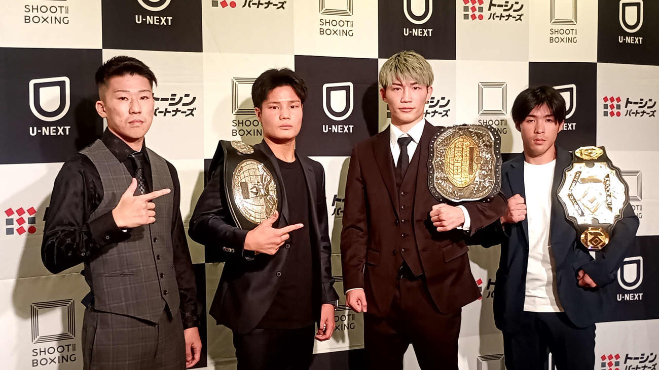 S－cup優勝を目指す（左から）川上叶、山田虎矢太、安本晴翔、古木誠也