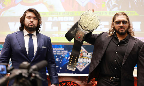 新日本】ウルフ・アロンが1・4デビュー戦で王座挑戦!? EVILが「重圧