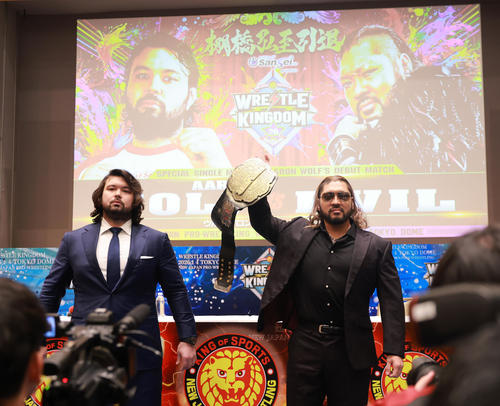 新日本】ウルフ・アロンが1・4デビュー戦で王座挑戦!? EVILが「重圧