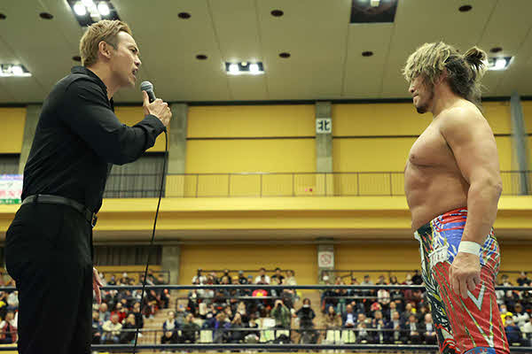 棚橋弘至の相手に名乗りを上げたオカダ・カズチカ（新日本プロレス公式Xから）