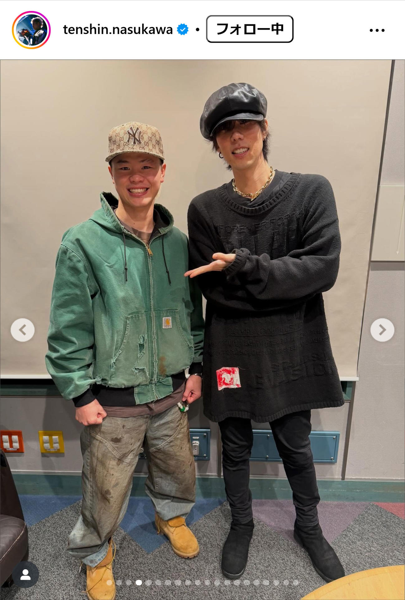 那須川天心のインスタグラムから