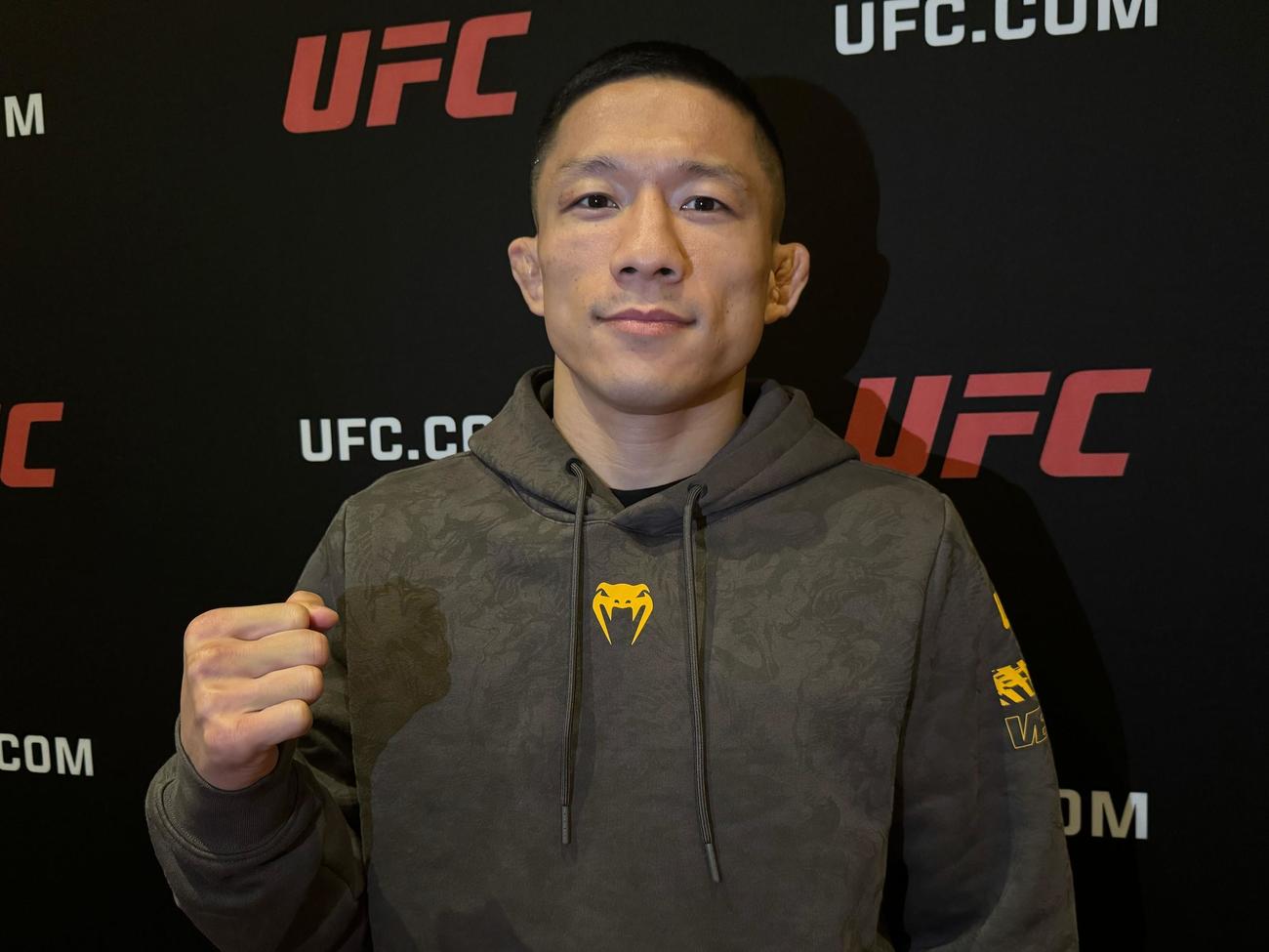 9年ぶりのUFC復帰戦でUFCフライ級11位タギル・ウランベコフと対戦する堀口恭司（C）Zuffa LLC／UFC