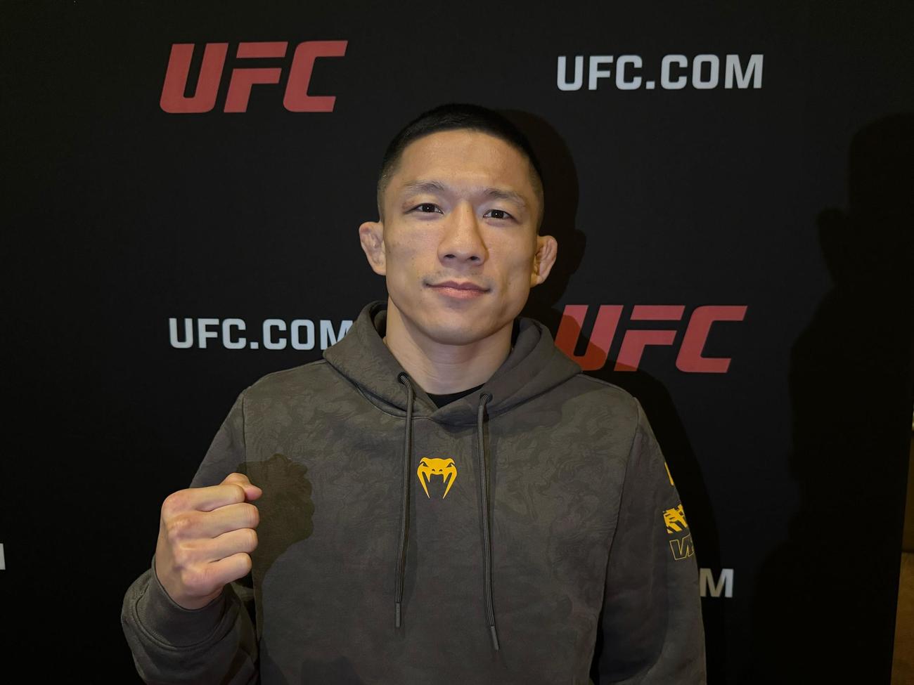 カタールで約9年ぶりのUFC復帰を果たす堀口恭司（C）Zuffa LLC／UFC