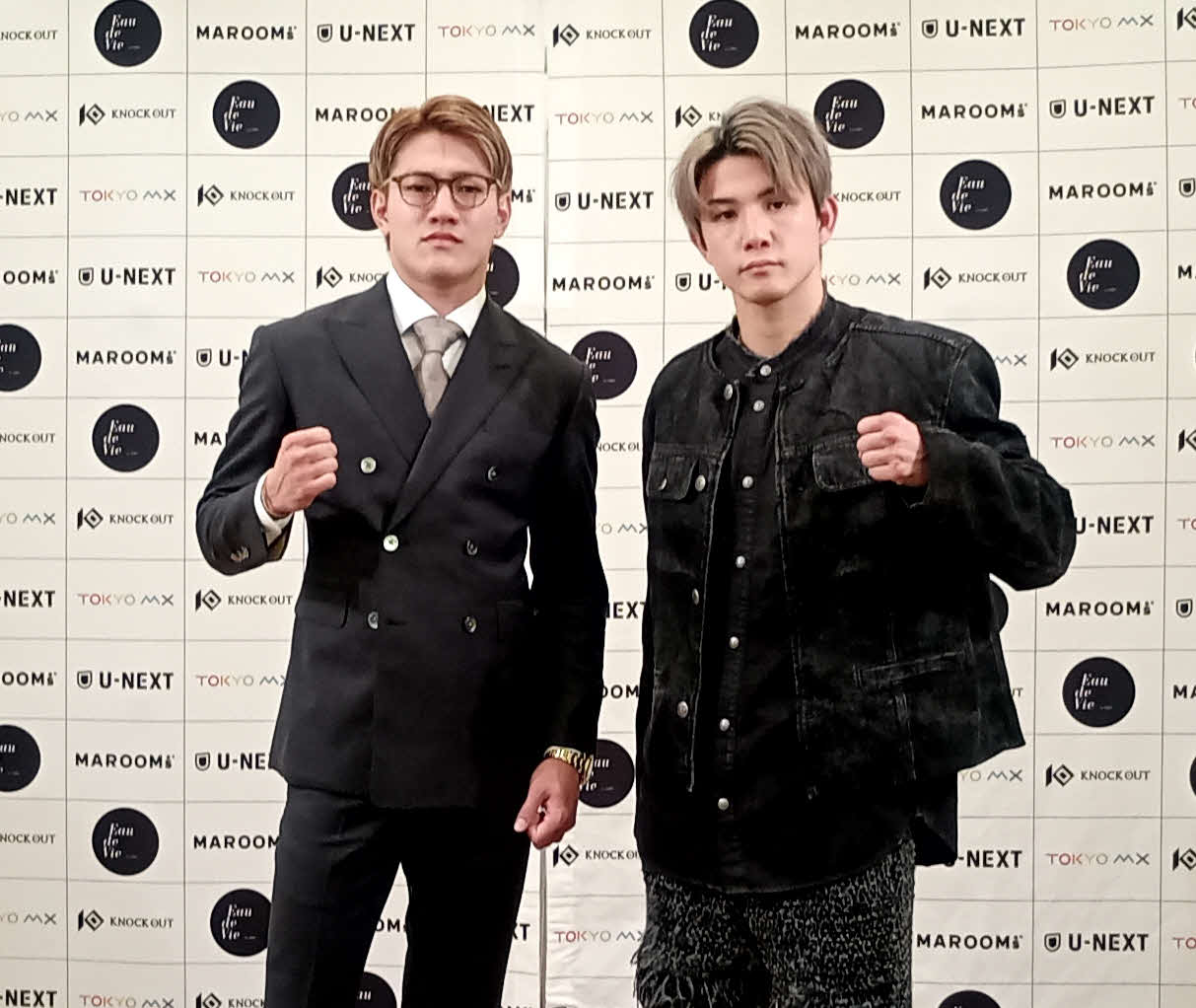 年末のビッグマッチで対戦する龍聖（左）と玖村修平