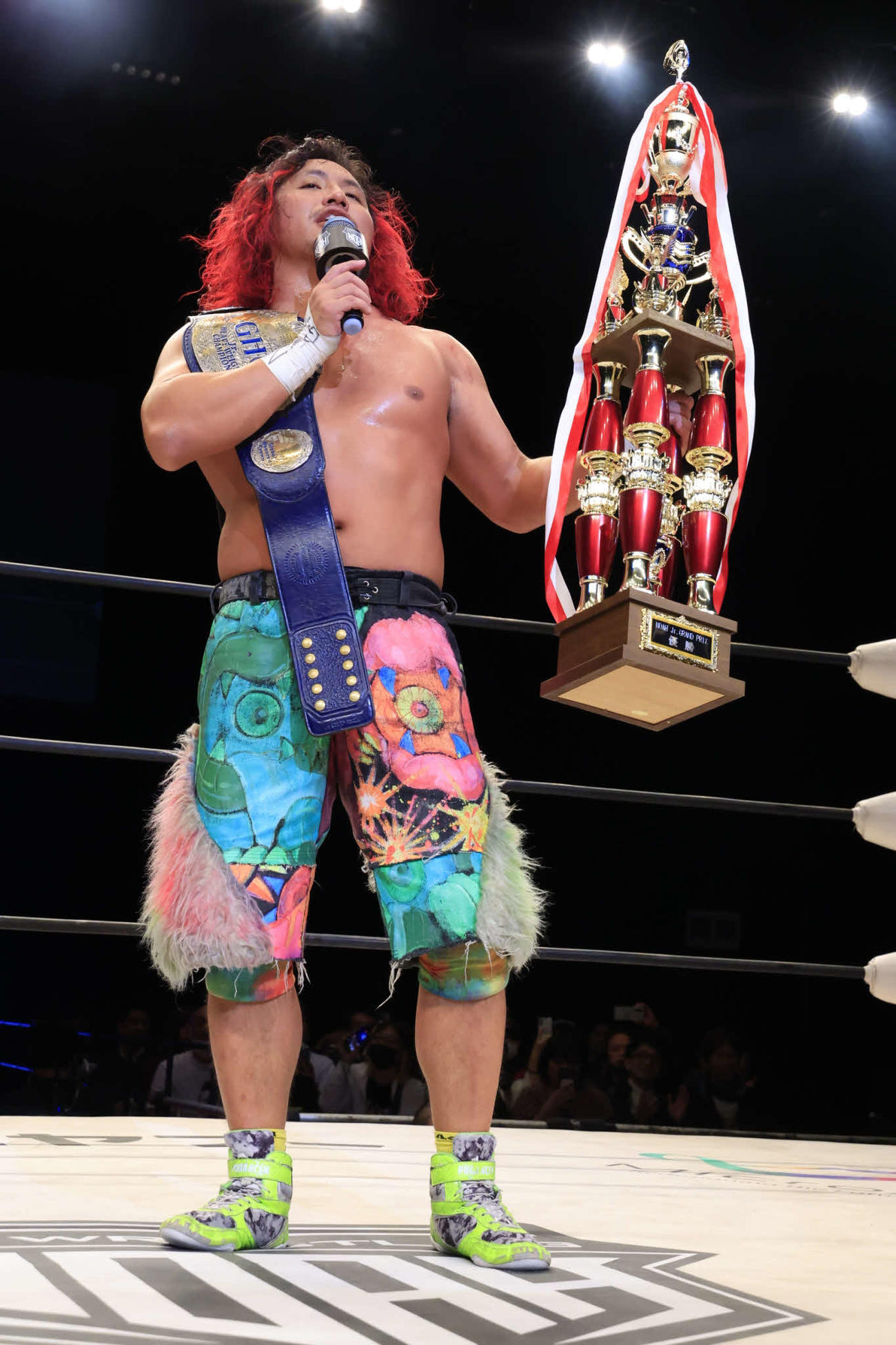 ノア・ジュニアGPを制した高橋ヒロム（C）プロレスリング・ノア