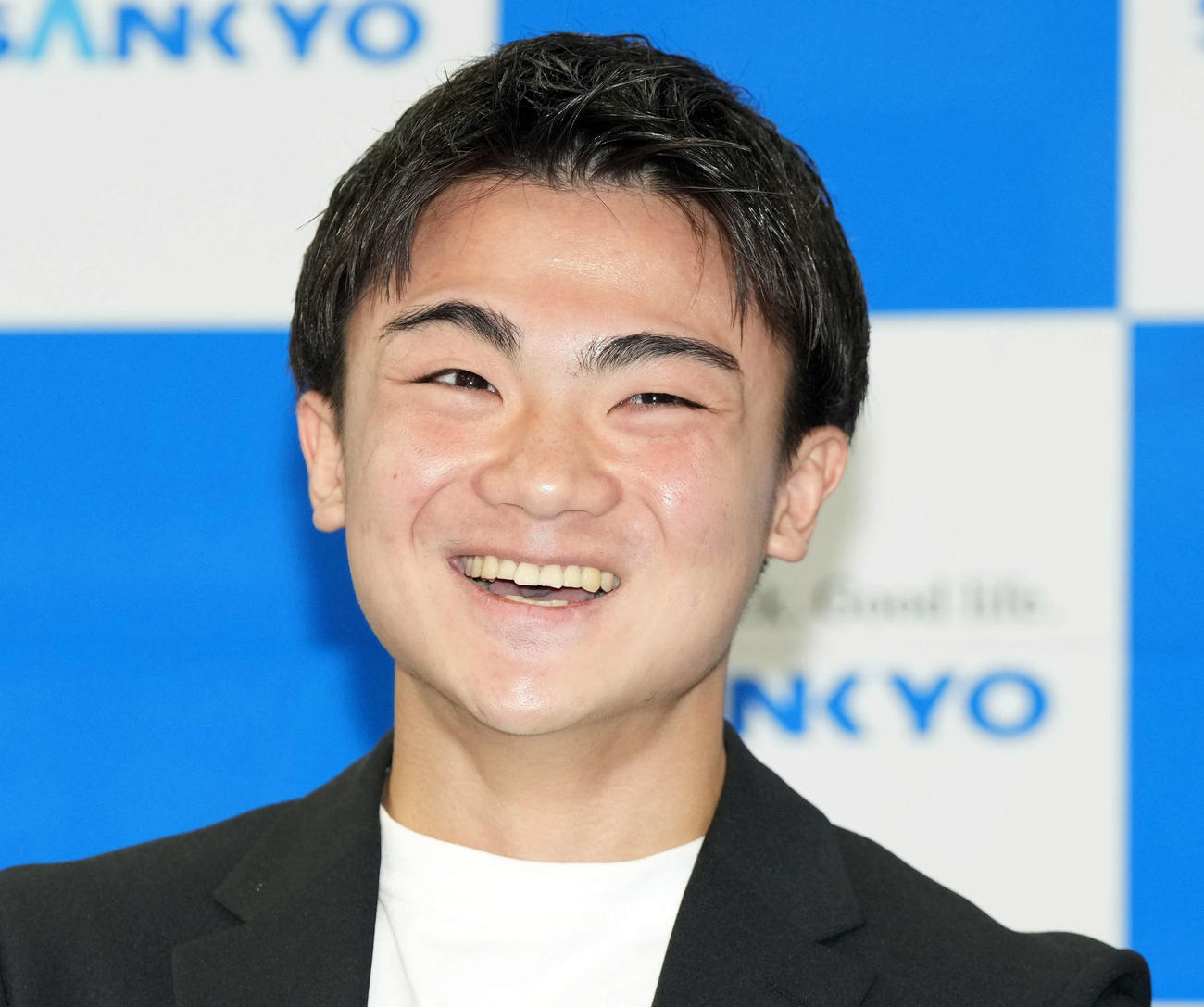 バルデラス戦を前に会見に臨んだ吉良（撮影・たえ見朱実）