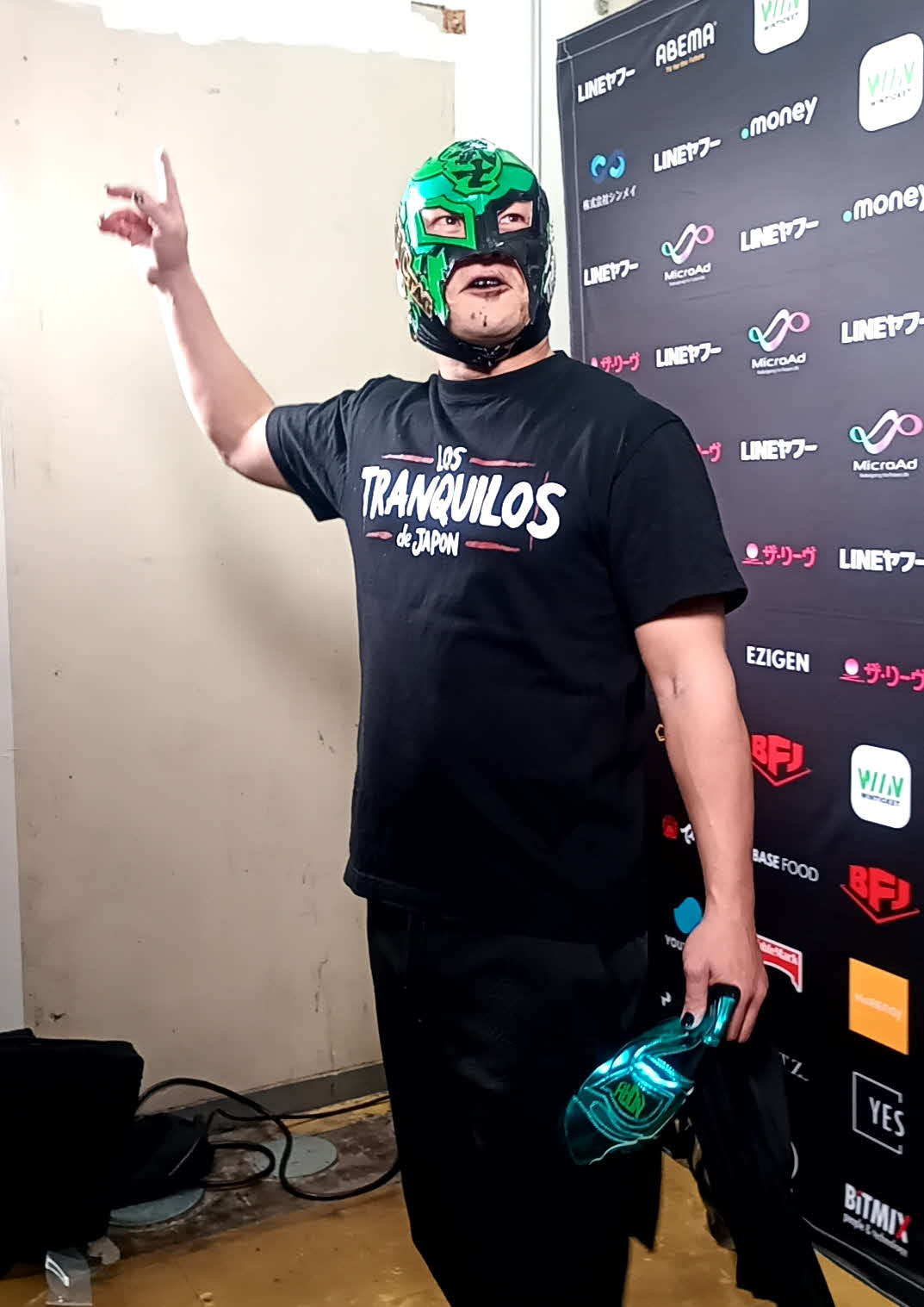 後楽園ホールに現れたBUSHI