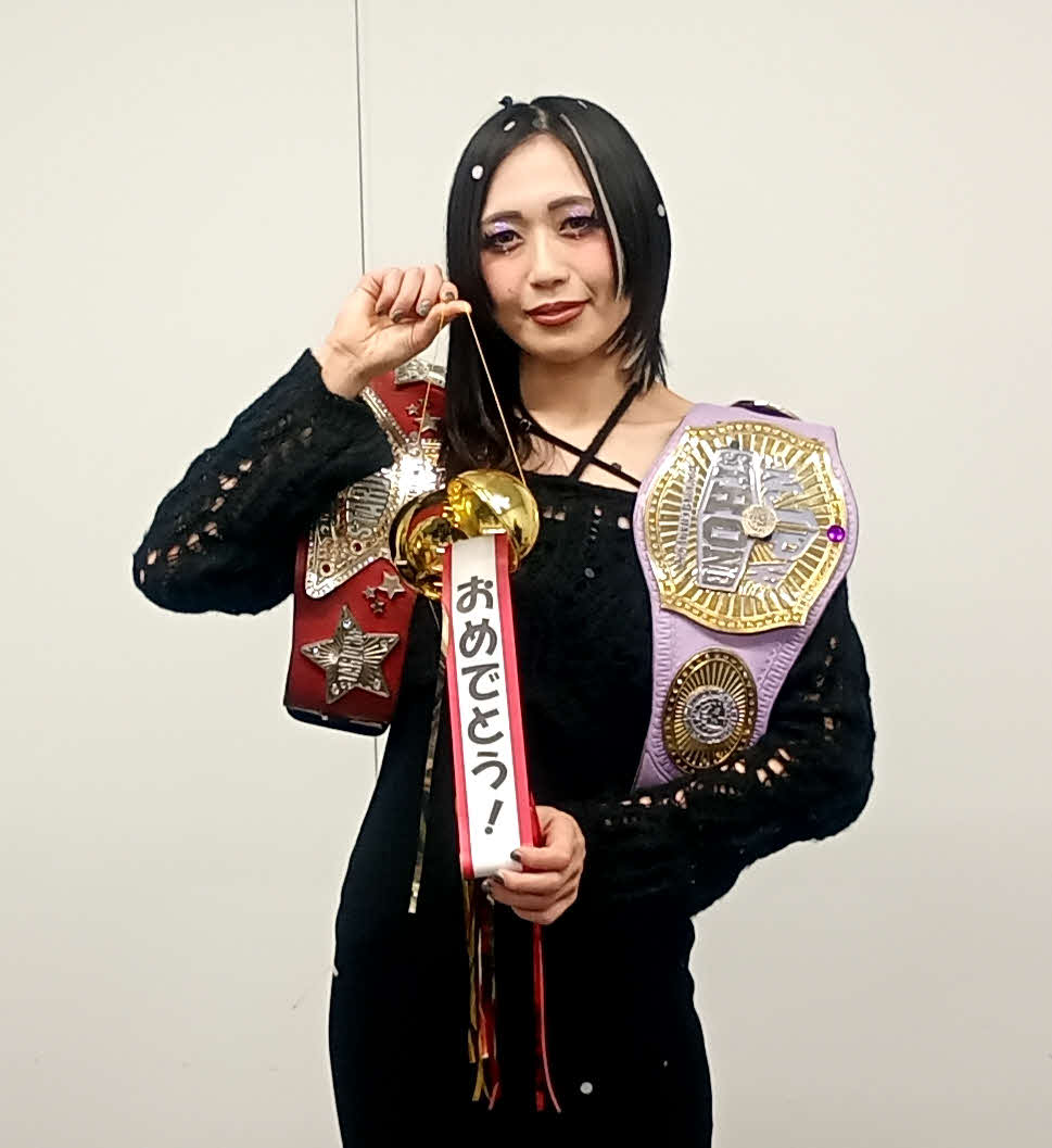 プロレス大賞MVPを女子プロレスラーとして初めて受賞した上谷沙弥（2025年12月撮影）