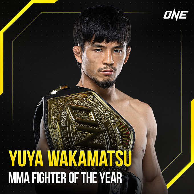 若松佑弥がONEのMMAでファイター・オブ・ザ・イヤーを受賞した（C）ONE Championship