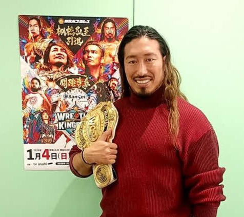 IWGPヘビー級王座の復活を目指す辻陽太