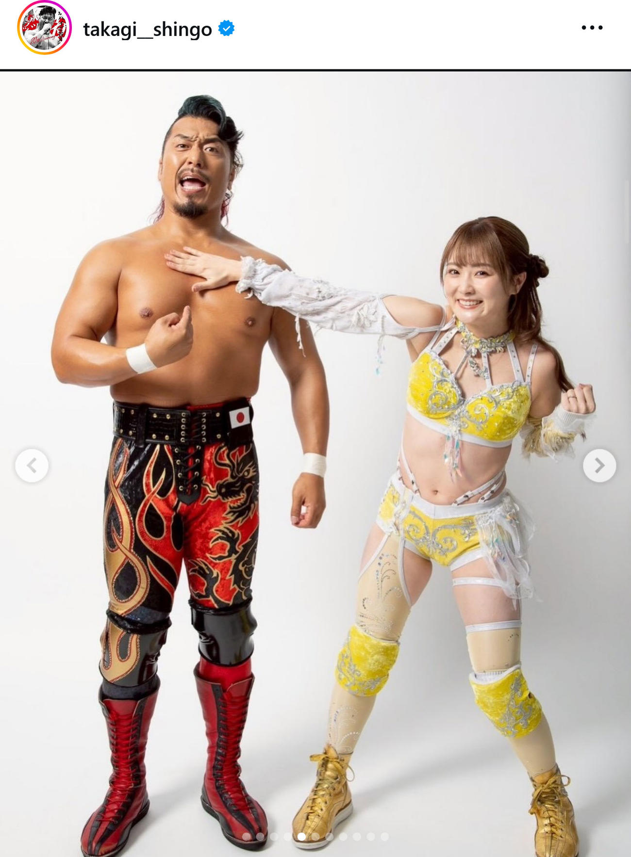 鷹木信悟のインスタグラムから